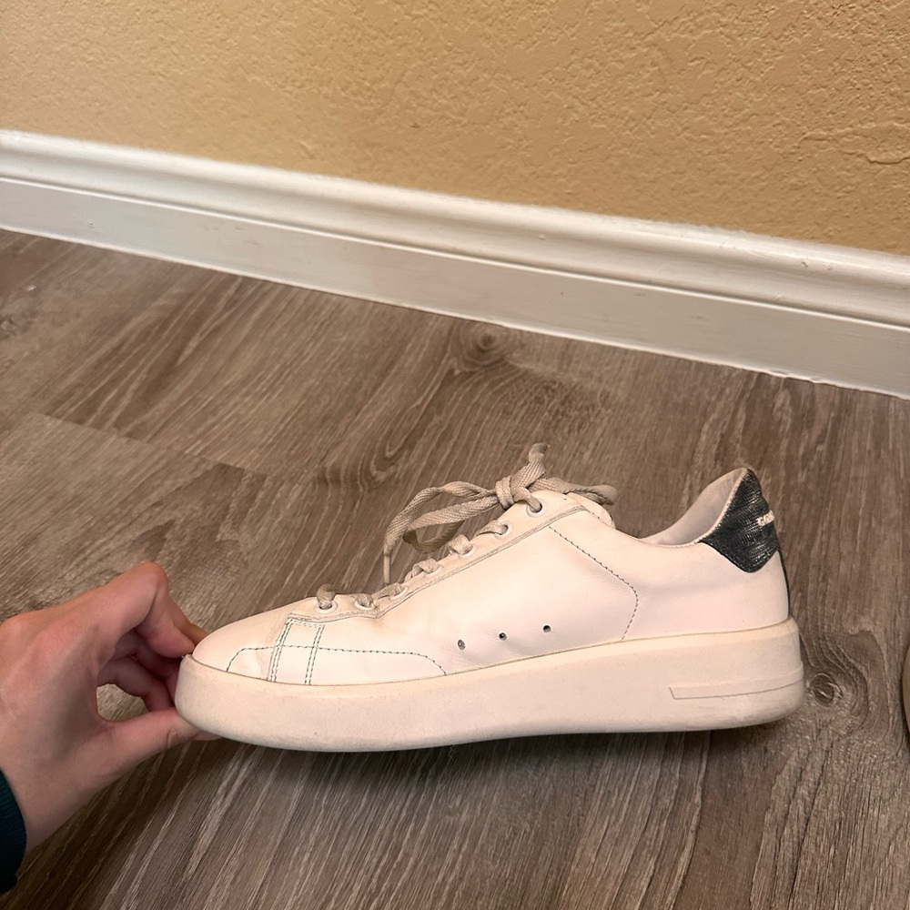 Used Golden Goose Purestar Low Top Sneaker (Women’s) Size 9US / 39EU - Picture 5 of 8